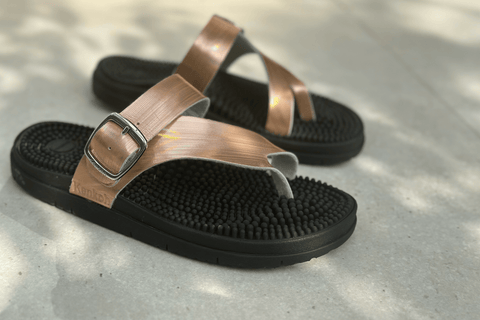 Nara Metallic Reflexology Thongs Nara Metallic Reflexology Thongs