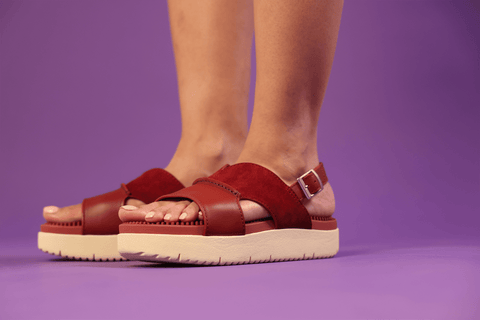 Miyabi Leather Acupressure Wedges Miyabi Leather Acupressure Wedges