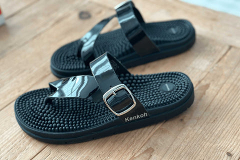 Nara Metallic Reflexology Thongs Nara Metallic Reflexology Thongs
