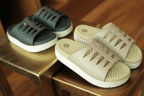 Taiyo Leather Acupressure Wedges Taiyo Leather Acupressure Wedges