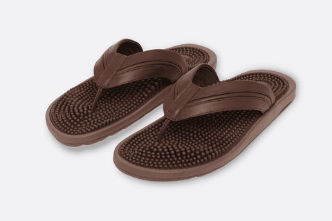 Zori thong brown - front Zori thong brown - front