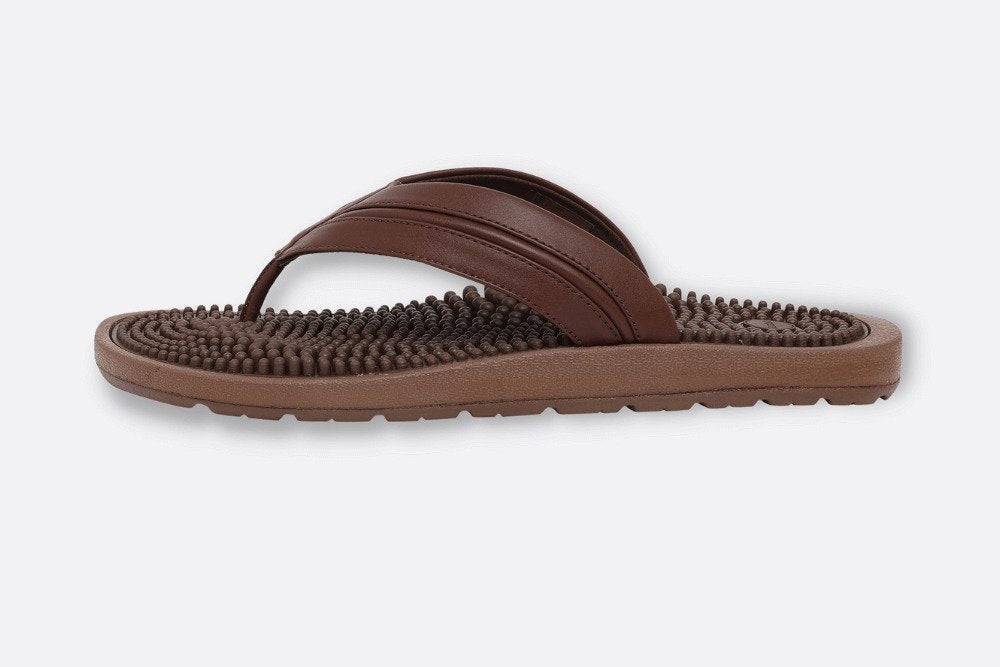 Zori thong brown - side Zori thong brown - side
