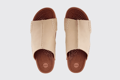 Fuji Leather Acupressure Sandals