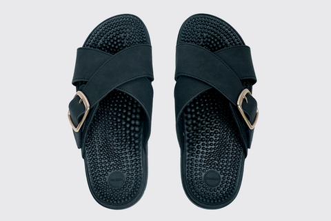 Kawaii Acupressure Sandals - Black Kawaii Acupressure Sandals - Black