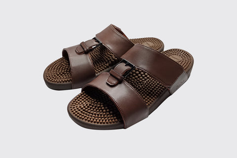Kenkoh Brown Massage Sandals Acupressure Foot Bed Comfort Mens Size 14.5 KENKOH – COMFORT ONE SHOES main image 3