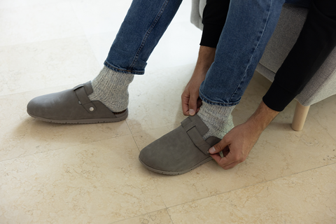 Chiba Reflexology Clogs Grey