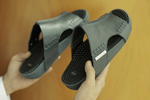 Fuji Leather Acupressure Sandals