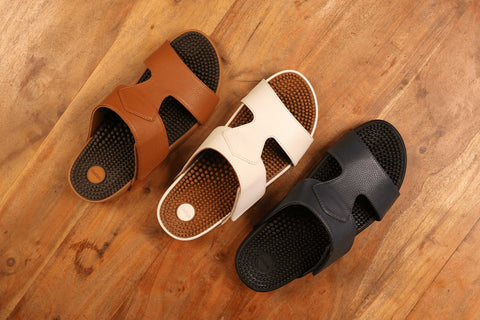 Musashi Leather Reflexology Sandals