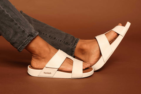 Musashi Leather Reflexology Sandals