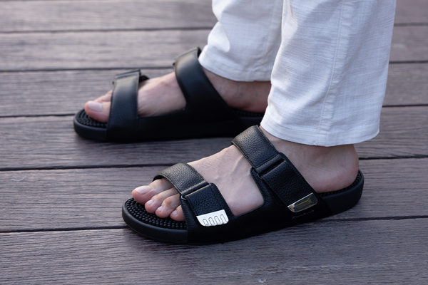 Yamato Leather Reflexology Sandals – Kenkoh.jp