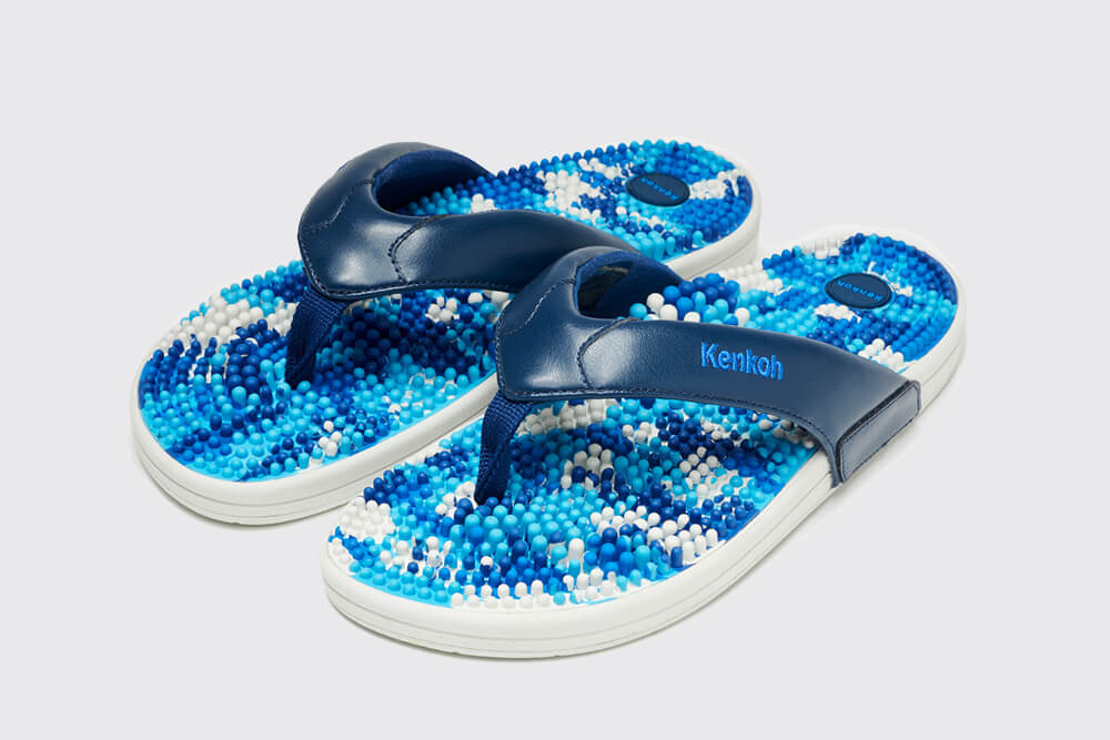 Genki Acupressure Thong Sandals Camouflage