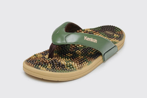 Genki Acupressure Thong Sandals Camouflage