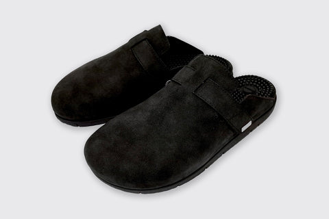 Chiba Plush Black Reflexology Sandal